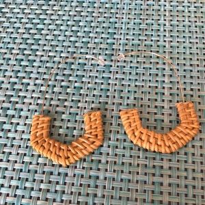 Hand Woven Wicker Braided Hoops